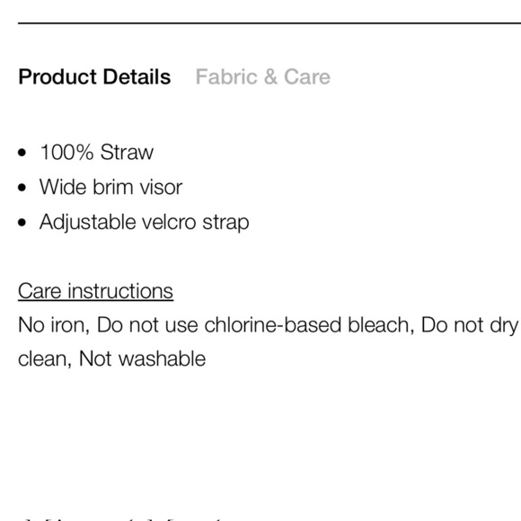 Beach Riot Straw Visor NEW - Picture 9 of 9